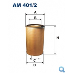 Filtr powietrza AM 401/2 FILTRON