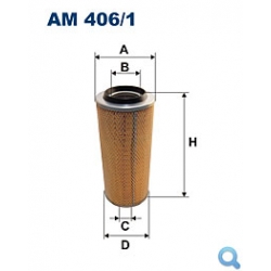 Filtr powietrza AM 406/1 FILTRON
