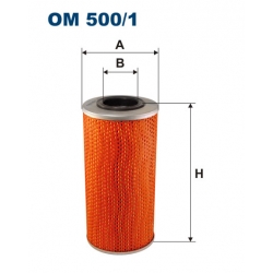 Filtr oleju OM 500/1 wkład SUPER MAZ