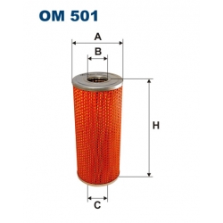Filtr oleju OM 501 wkład SKODA LIAZ 105 110