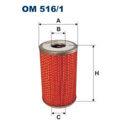 Filtr oleju OM 516/1 wkład DAF