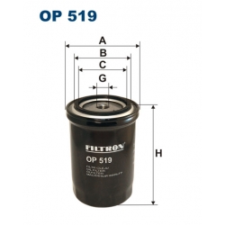 Filtr oleju OP 519 FIAT FSO 125