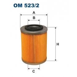 Filtr oleju OM 523/2 wkład BMW E30-E36