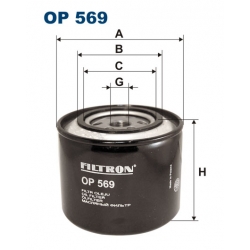 Filtr oleju OP 569 FILTRON