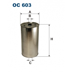 Filtr oleju OC 603 FILTRON -WKŁAD