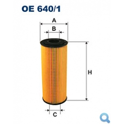 Filtr oleju OE 640/1 - wkład 