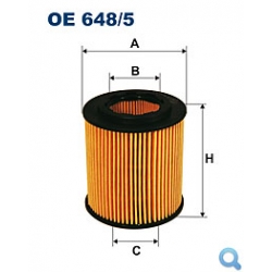 Filtr oleju FILTRON OE 648/5 - wkład