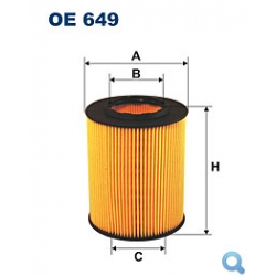 Filtr oleju OE 649 - wkład