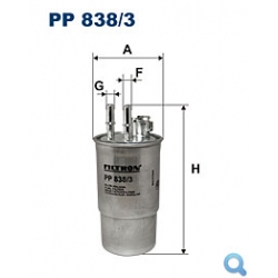 Filtr paliwa PP 838/3 FILTRON