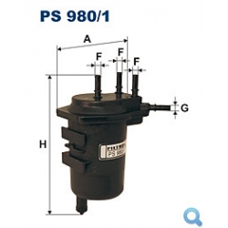 Filtr paliwa PS 980/1  FILTRON