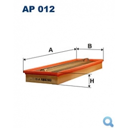 Filtr powietrza AP 012 FILTRON