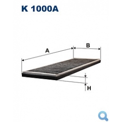 Filtr przeciwpyłkowy K 1000A  FILTRON OPEL ASTRA