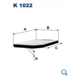 Filtr przeciwpyłkowy K 1022 FILTRON