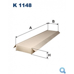 Filtr przeciwpyłkowy K 1148 FILTRON