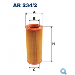 Filtr powietrza  234/2 HART 347 002