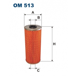 Filtr oleju OM 513 wkład MERCEDES 613 78-