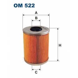 Filtr oleju OM 522 wkład BMW 320 520