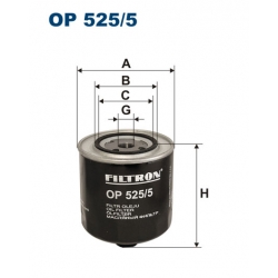 Filtr oleju OP 525/5 AUDI A6 2,5TDI