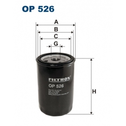 Filtr oleju OP 526 FILTRON