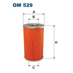 Filtr oleju OM 529 wkład IFA MERCEDES STAYER