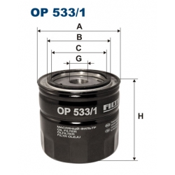 Filtr oleju OP 533/1 FORD MONDEO 2,5