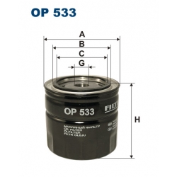 Filtr oleju OP 533 FORD GRENADA