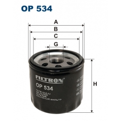 Filtr oleju OP 534  FIAT CQN