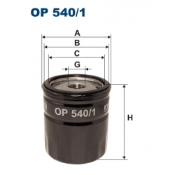 Filtr oleju OP 540/1 FILTRON