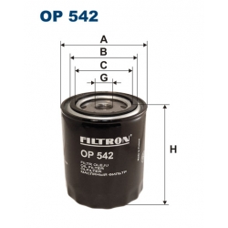 Filtr oleju OP 542 FIAAM 5012