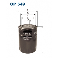Filtr oleju OP 549 DAF LUBLIN