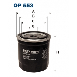Filtr oleju OP 553 CITROEN BX