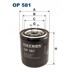 Filtr oleju OP 581 FILTRON
