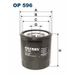 Filtr oleju OP 596  FILTRON
