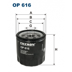 Filtr oleju OP 616 FILTRON