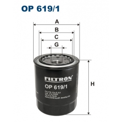 Filtr oleju  OP 619/1 TOYOTA HILUX