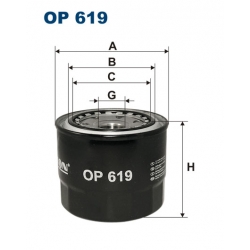 Filtr oleju OP 619 HART 327 451