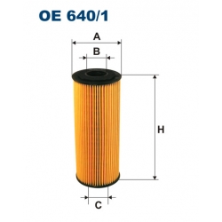 Filtr oleju 640/1 BOSCH 1457429619