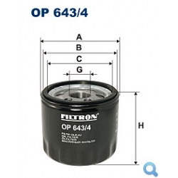 Filtr oleju FILTRON OP 643/4