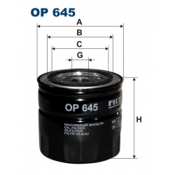 Filtr oleju OP 645 ALFA ROMEO 156 166 2,4TDI