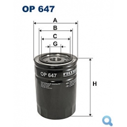 Filtr oleju OP 647