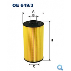 Filtr oleju FILTRON OE 649/1 - wkład