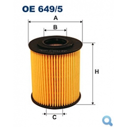 Filtr oleju FILTRON OE 649/5 - wkład