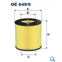 Filtr oleju FILTRON OE 649/9 - wkład