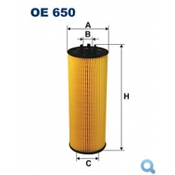 Filtr oleju FILTRON OE 650 - wkład