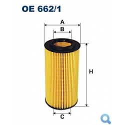 Filtr oleju OE 662/3 FILTRON