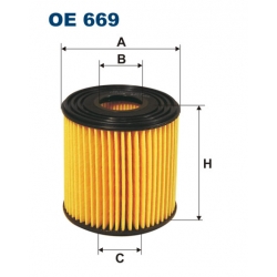 Filtr oleju OE 669  FILTRON