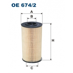 Filtr oleju OE671/3 FILTRON