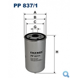 Filtr paliwa PP 837/1 
