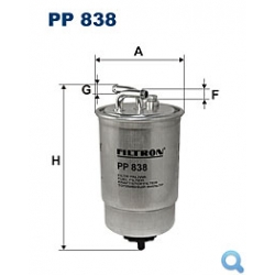 Filtr paliwa PP 838 ad