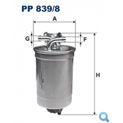 Filtr paliwa PP 839/8  FILTRON